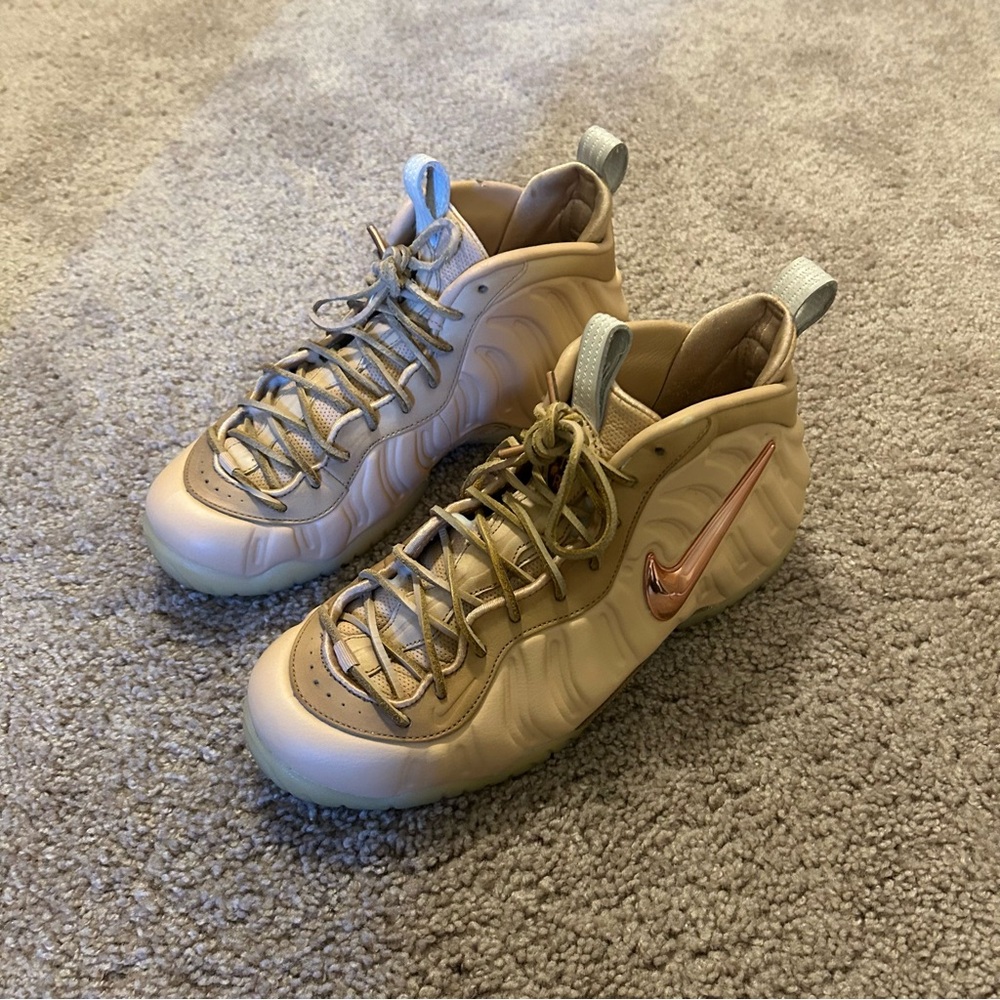 Nike Air Foamposite Pro Premium Vachetta Tan Sneakers Size 9